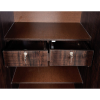 Orchid Dark Glossy Double Door Wardrobe