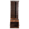 Wooden Orchid Light Glossy Dressing Table | Brown