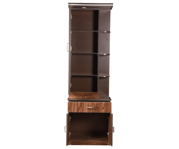 Wooden Orchid Light Glossy Dressing Table | Brown
