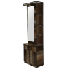 Milano Wooden Varnish Finish Modern Dressing Table | Brown