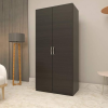 Premium Engineered Wood Double Door Wardrobe | Finish – Natural Wenge