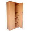 Double Door Wardrobe | Almirah | Bedroom Cupboard in Beige Color