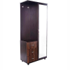 Dressing Table with Mirror in Walnut Finish