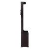 Dressing Table with Light & Stool in Dark Walnut color