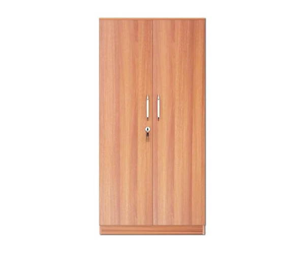 Double Door Wardrobe in Light Brown color