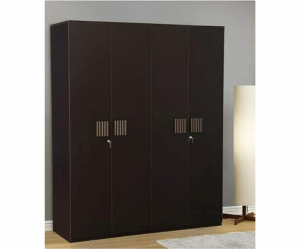 Four Door Wardrobe with Drawer and Shelves | with Locker and Hanging Space