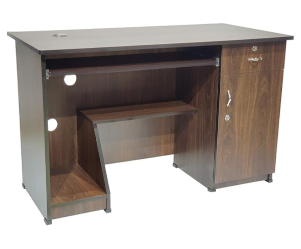 Wooden Finish Office Table Suitable for Study | Computer | Brown