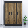 Engineered Wood G7 Wardrobe | Forest Dark & Grey