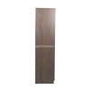 Engineered Wood Four Door Wardrobe Without Mirror | Wallnut Brown