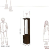 Modern Dressing Table | Wood Finish | Brown