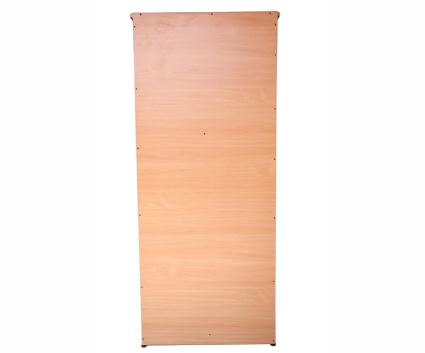 Double Door Wardrobe with Drawer | Beige