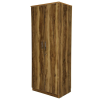 Wooden Tigress Teak Double Door Wardrobe | Brown