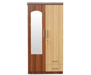 Delux Double Door Wardrobe with Mirror