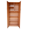 Double Door Wardrobe | Almirah | Bedroom Cupboard in Beige Color