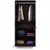 Double Door Wardrobe Walnut Finish