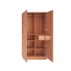 Double Door Wardrobe in Light Brown color