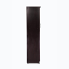 Single Door Engineered Wood Wardrobe in Black Color