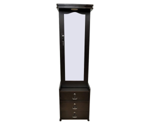 Engineered Wood Dressing Table In Dark Walnut Color