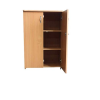 Wood Double Door Shoe rack | 3 Feet | Teak Finish Textured