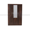Three Door Wardrobe in Walnut Finish