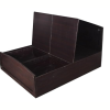 Black Queen Size Textured Bed with Storage