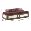 Engineered Wood Single Bed with Storage | Diwan with Storage | King Size