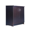 Engineered Wood Shoe Rack in Dark Brown Color