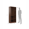 Three Door Wardrobe | Walnut