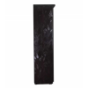 Modern Leaf Textured Double Door Wardrobe With Mirror