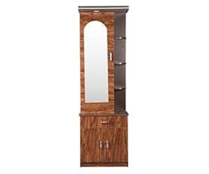 Wooden Orchid Light Glossy Dressing Table | Brown