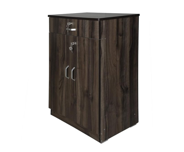 Cafe Wooden Walnut Shoe Rack | Standard | Brown