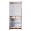 Tigress Teak Double Door Wardrobe