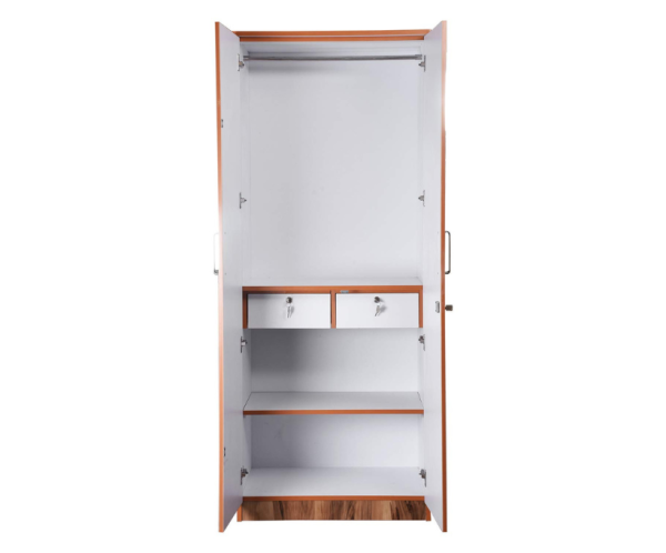 Tigress Teak Double Door Wardrobe
