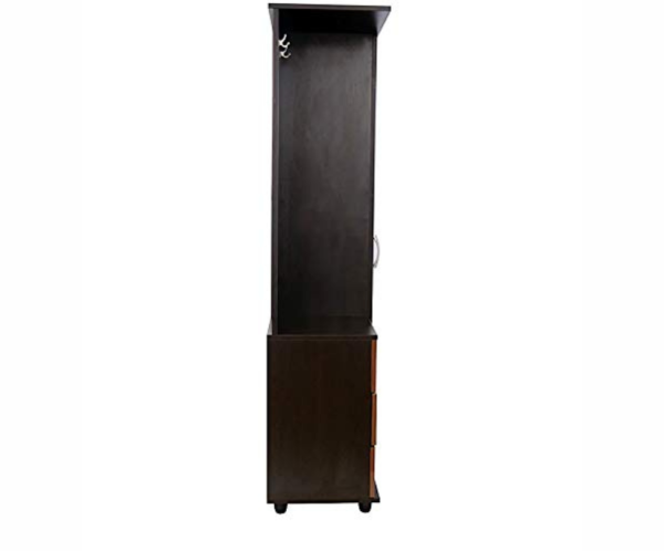Dressing Table with Mirror in Walnut Finish