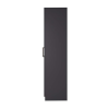 Engineered Wood Double Door Wardrobe | Finish Color - Slate Grey