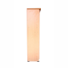 Double Door Wardrobe With Drawers In Beige Color | Wood