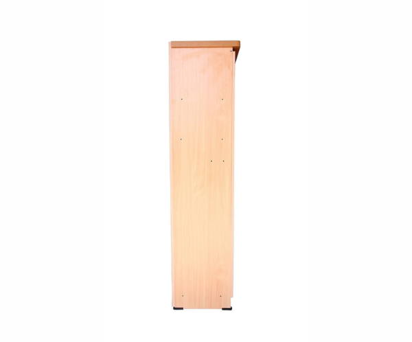 Double Door Wardrobe With Drawers In Beige Color | Wood