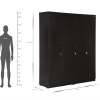 Four Door Wardrobe | Imperial Teak