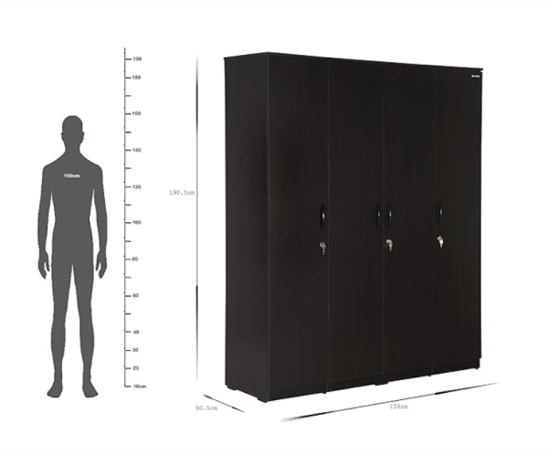 Four Door Wardrobe | Imperial Teak