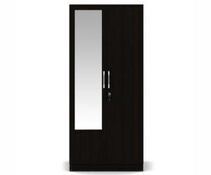 Double Door Wardrobe | Woodpore Finish | Natural Wenge