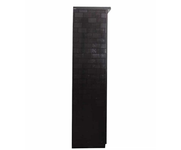 Mordern Brick Textured Double Door Wardrobe