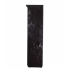 Modern Leaf Textured Double Door Wardrobe With Mirror