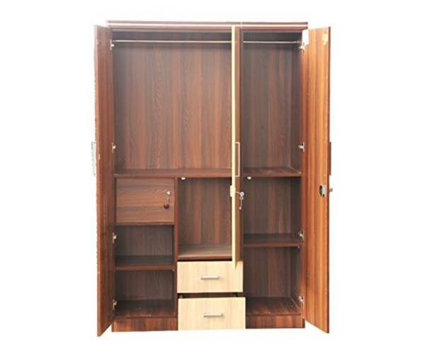 Super Deluxe Three Door Wardrobe