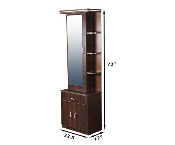 Wooden Orchid Dark Glossy Dressing Table