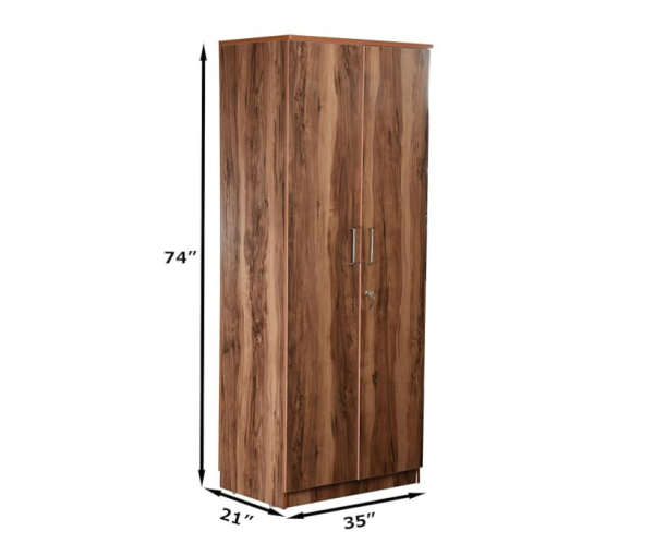 Tigress Teak Double Door Wardrobe