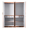 Tigress Teak Four Door Wardrobe