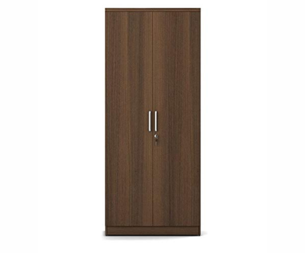 Beloved Double Door Wardrobe in Bronze Walnut Finish