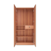 Double Door Wardrobe in Light Brown color
