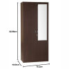Baseskin Double Door Wardrobe in Engineered Wood