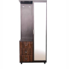 Dressing Table with Mirror in Walnut Finish